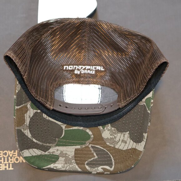 NEW Drake Non-Typical Old School Camo Buck Trucker Hat - Picture 4 of 5
